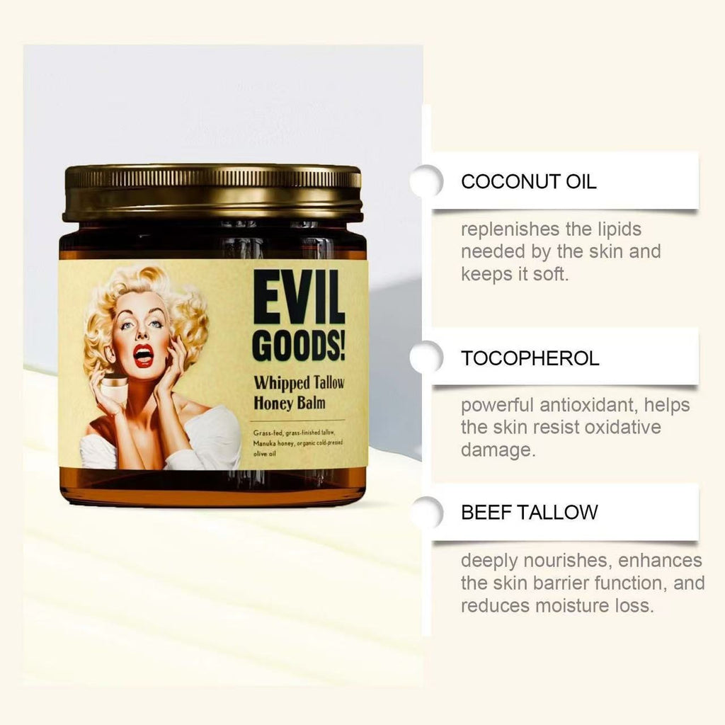 Evil Goods! Whipped Tallow Honey Balm