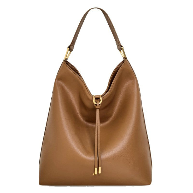 Classic Horizon Suede & Multi-Texture Large Capacity Commute Tote