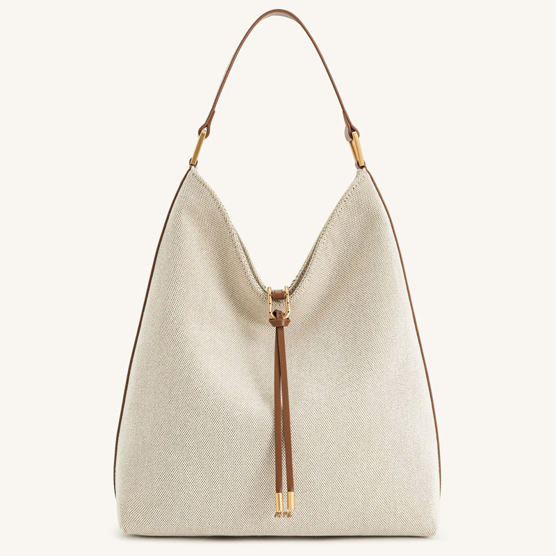Classic Horizon Suede & Multi-Texture Large Capacity Commute Tote